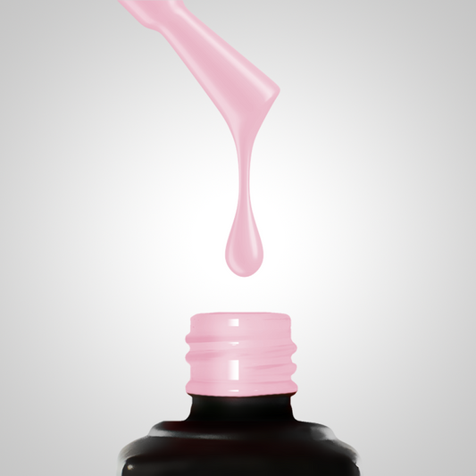 SLOWIANKA Fiber Builder Gel pro snadné vyrovnávání vlasů, tělově růžová, v lahvičce 10g 