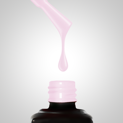 SLOWIANKA Fiber Builder Gel pro snadné vyrovnávání Pastel Rose v lahvičce 10g