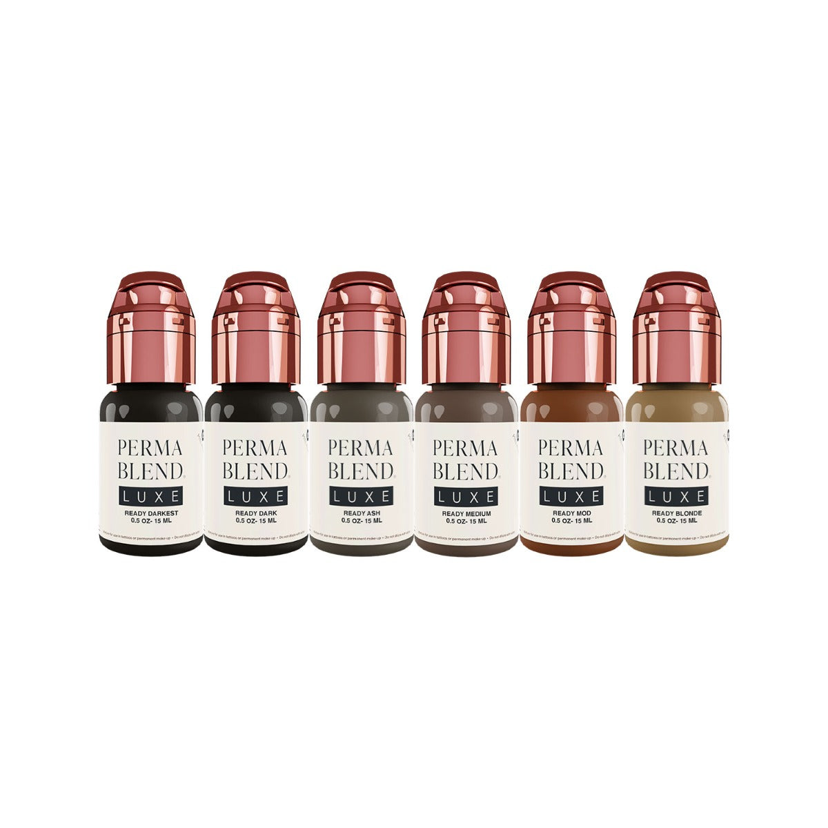 Perma Blend Luxe PMU-Tinte - Ready, Set, Go Vormodifiziertes Set 6x15ml