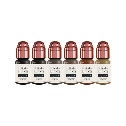 Perma Blend Luxe PMU-Tinte - Ready, Set, Go Vormodifiziertes Set 6x15ml
