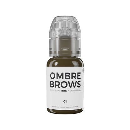 Inkoust Perma Blend Luxe PMU - sada na ombré obočí Paulina Osinkowska - 6x 15 ml