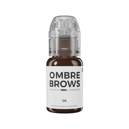 Inkoust Perma Blend Luxe PMU - sada na ombré obočí Paulina Osinkowska - 6x 15 ml