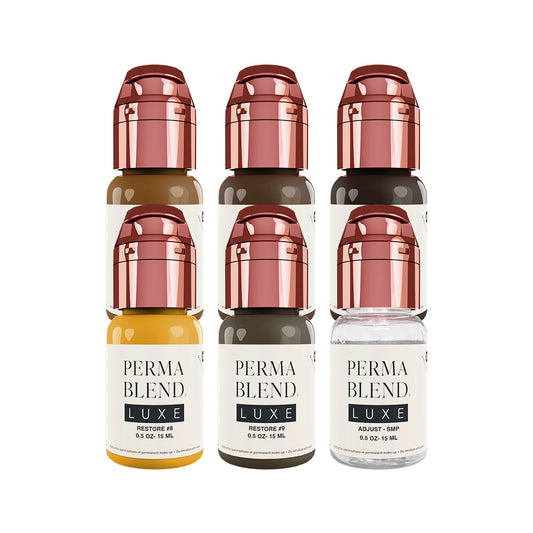 Inkoust Perma Blend Luxe PMU - Stevey G. Restore Set - 6x 15 ml