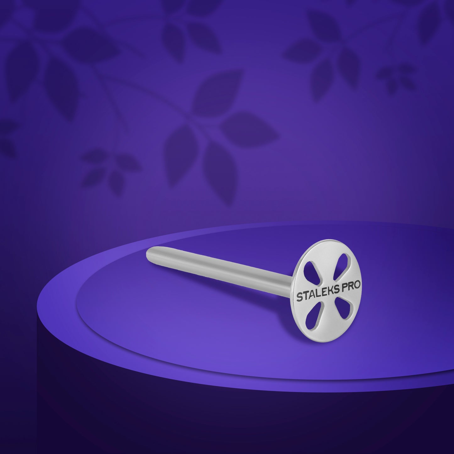 Elongated pedicure disc PODODISC XS EXPERT and set of disposable files 180 grit 5 pcs (10 mm) - STALEKS