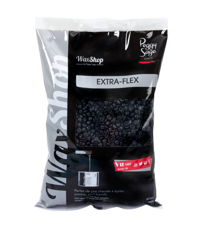 Peggy Sage Hot Depilatory Wax Pearls - Disposable And Stripless - 800gr Black