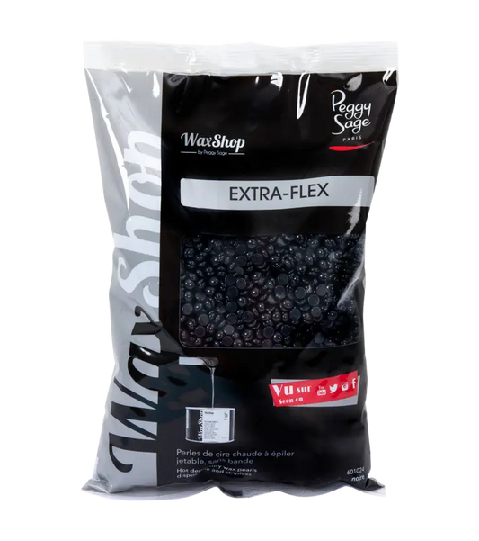 Peggy Sage Hot Depilatory Wax Pearls - Disposable And Stripless - 800gr Black