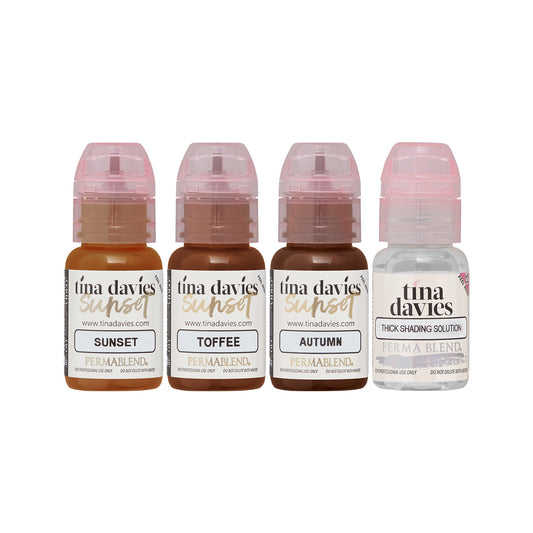 Perma Blend - Tina Davies Sunset Set - Komplettset mit 4 x 15 ml