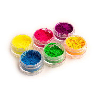 Kosmetický neonový pigment - 6 barev