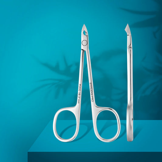 Podology scissors style nippers for cuticle and callus PODO 10 7 mm - STALEKS