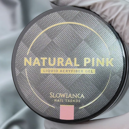 SLOWIANKA Liquid AcryFiber Gel Natural Pink 50g