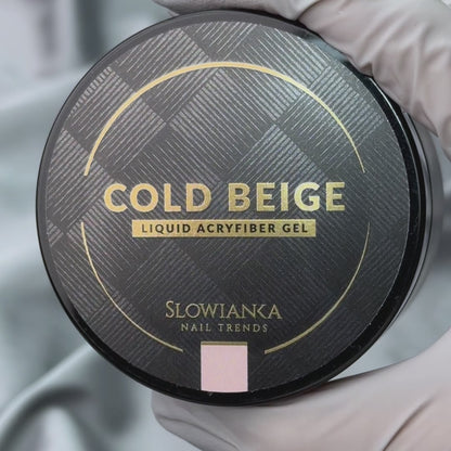 SLOWIANKA Liquid AcryFiber Gel Cold Beige 50g
