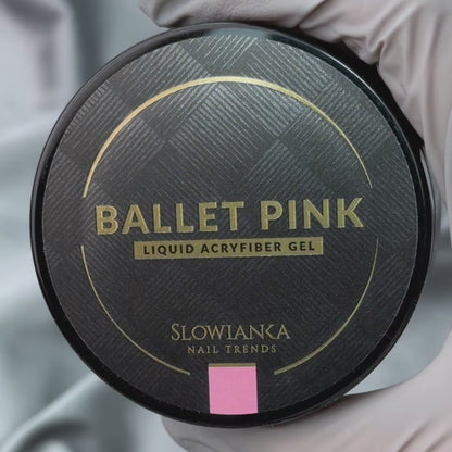 SLOWIANKA Liquid AcryFiber Gel Ballet Pink 50g