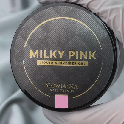 SLOWIANKA Liquid AcryFiber Gel Milky Pink 50g