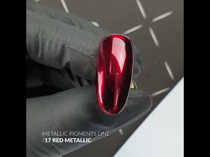 SLOWIANKA 17 Červená metalická metalická barva 0,5g metalický prášek