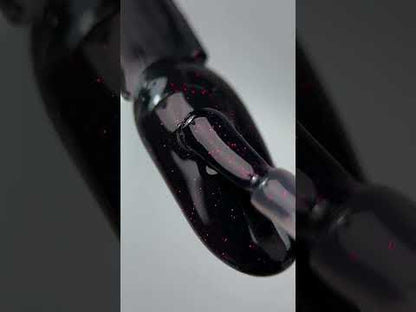 SLOWIANKA Top Coat No Wipe Fuchsia Sparkle 10g