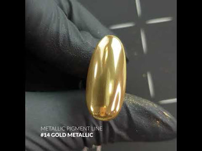 SLOWIANKA 14 Zlatá metalická metalická barva 0,5g metalický prášek
