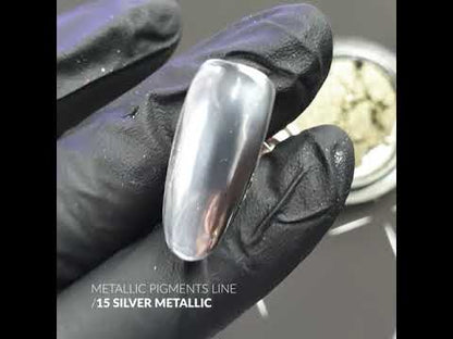 SLOWIANKA 15 Stříbrná metalická metalická barva 0,5g