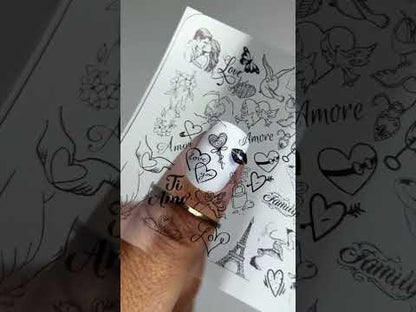 Razítko na nehty SLOWIANKA č. 4 – Láska a romantika 