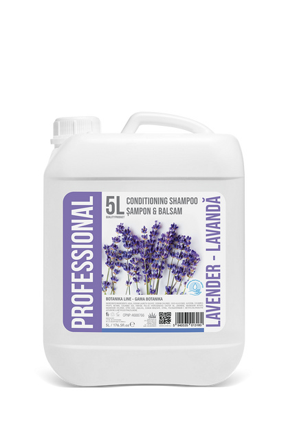 Profesionální kanystrový šampon a kondicionér Levandule, 5l - PROFESSIONAL BOTANIKA LEVANDULE