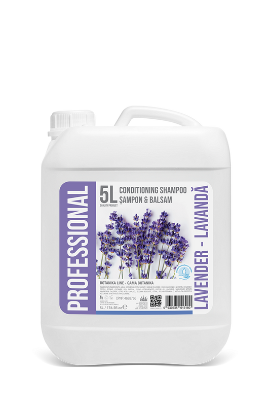 Profesionální kanystrový šampon a kondicionér Levandule, 5l - PROFESSIONAL BOTANIKA LEVANDULE