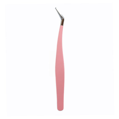 Tweezers for tufts/bonding eyelashes, pink