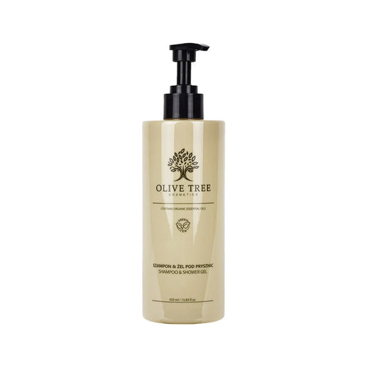 Olive Tree 2in1 Hotel Shampoo & Shower Gel Dispenser – 450 ml