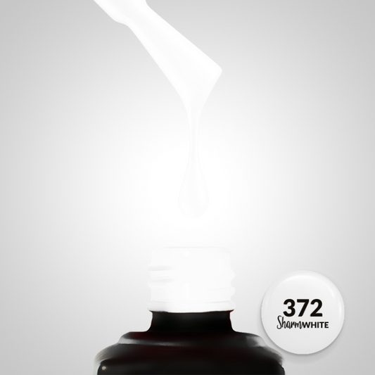 Gelový lak SLOWIANKA 372 Sharm Effect bílý 10g