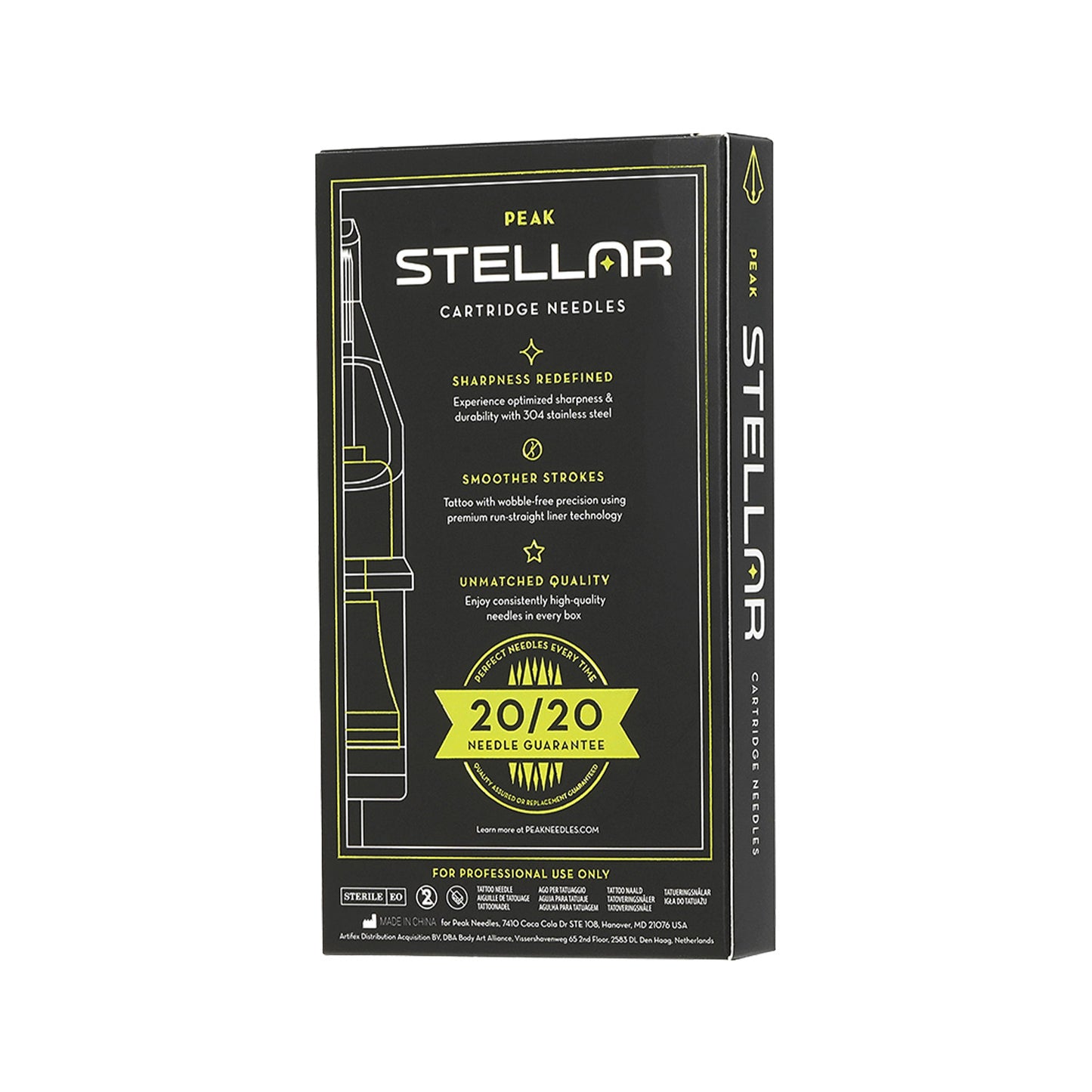 Box of 5 Sample Traditional Peak Stellar Cartridges