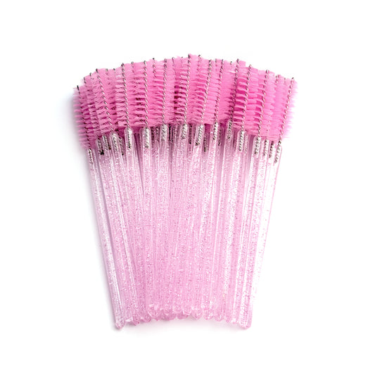 Eyelash and eyebrow brushes, 50 pieces
