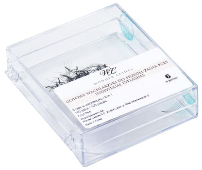Individual lashes, knot free 6in1