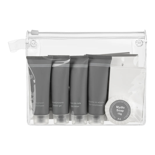 Šedá cestovní sada