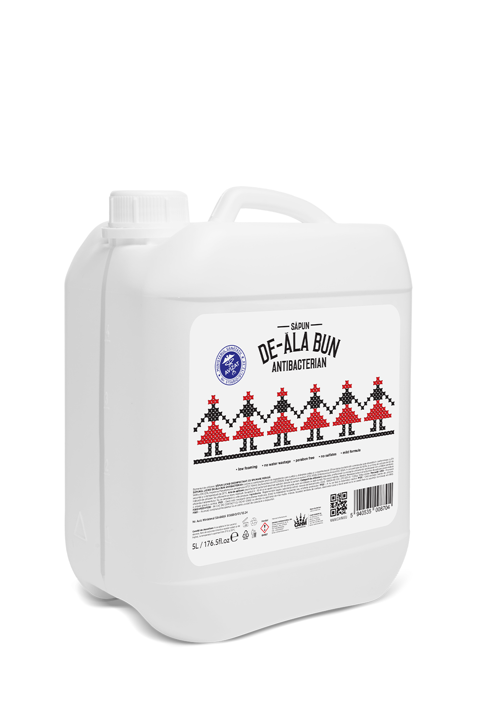 Liquid Soap Antibacterial, 5L Canister - PROFESSIONAL Sapun de-ala Bun